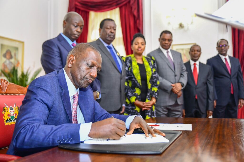 "Breaking News: President Ruto Greenlights Finance Bill 2023 and Appropriations Bill 2023"