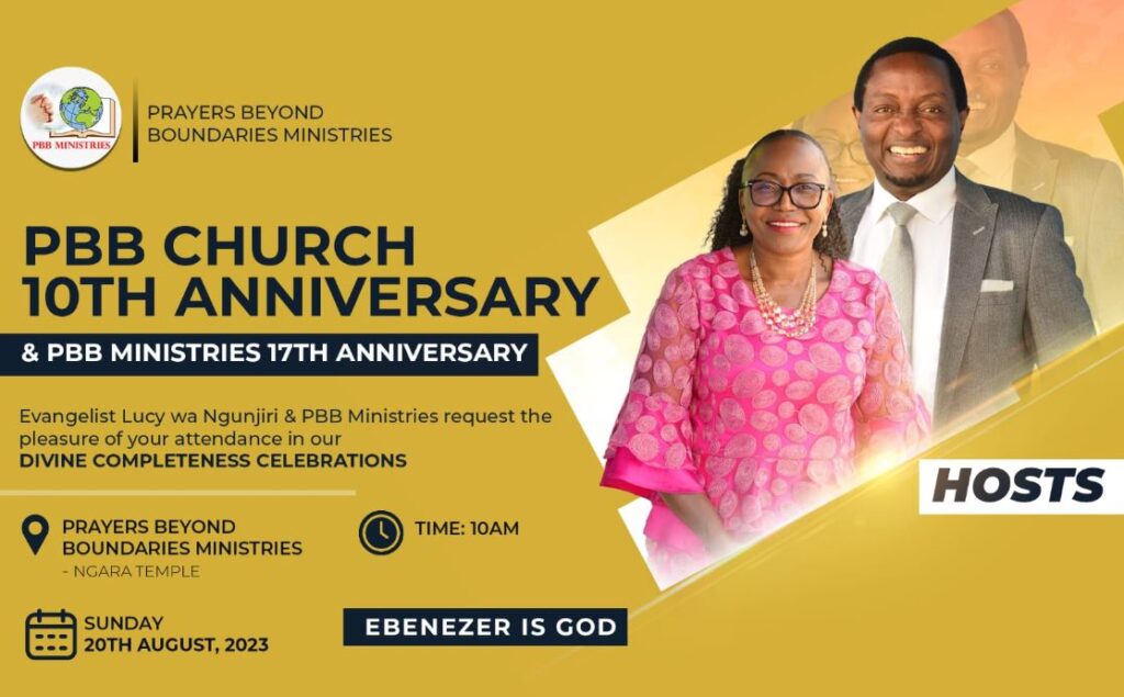 Evangelist Lucy wa Ngunjiri Invites Kenyans to Grand Celebration Marking 17 Years of Ministry and 10-Year Church Anniversary