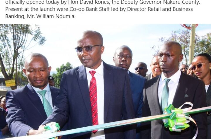 The branch was officially opened by Hon David Kones, the Deputy Governor of Nakuru County.