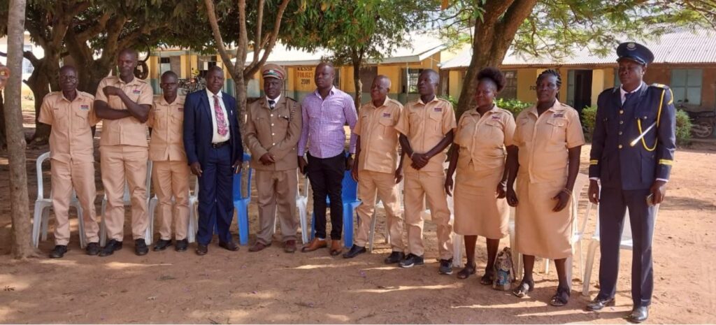 Businessman and philanthropist Bethwel isokat donates uniform and cash to local administration in Teso North