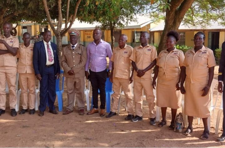 Businessman and philanthropist Bethwel isokat donates uniform and cash to local administration in Teso North