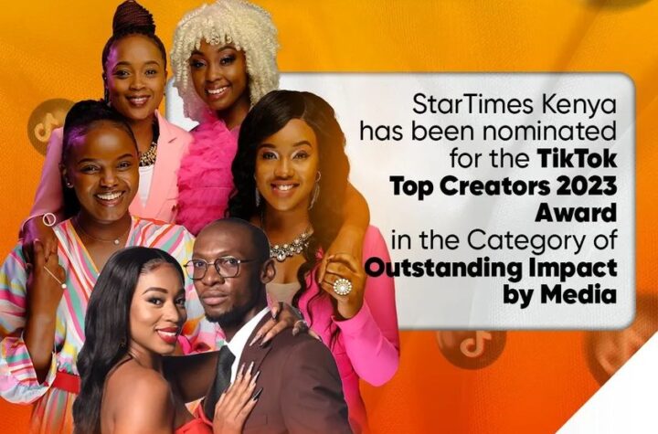 Startimes Kenya has been announced as nominee for the highly anticipated TikTok's 2023 Top Creator Awards, scheduled to take center stage in Johannesburg on February 9, 2024.