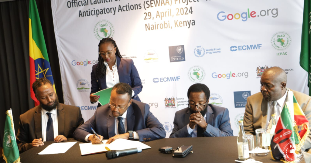 ICPAC receives Google.org funding through the UN WFP to Enhance Disaster Preparedness in Eastern Africa