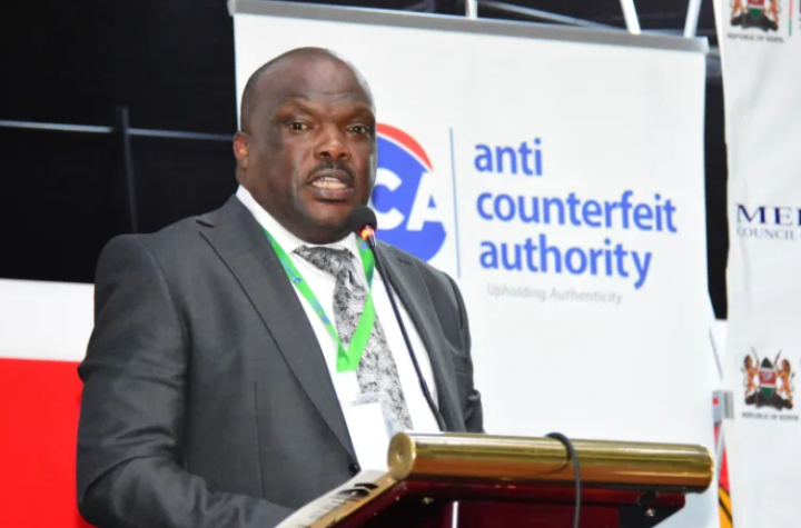 Anti-Counterfeit Authority Chief Executive Officer Dr. Robi Mbugua