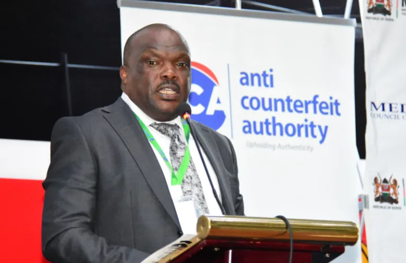 Anti-Counterfeit Authority Chief Executive Officer Dr. Robi Mbugua