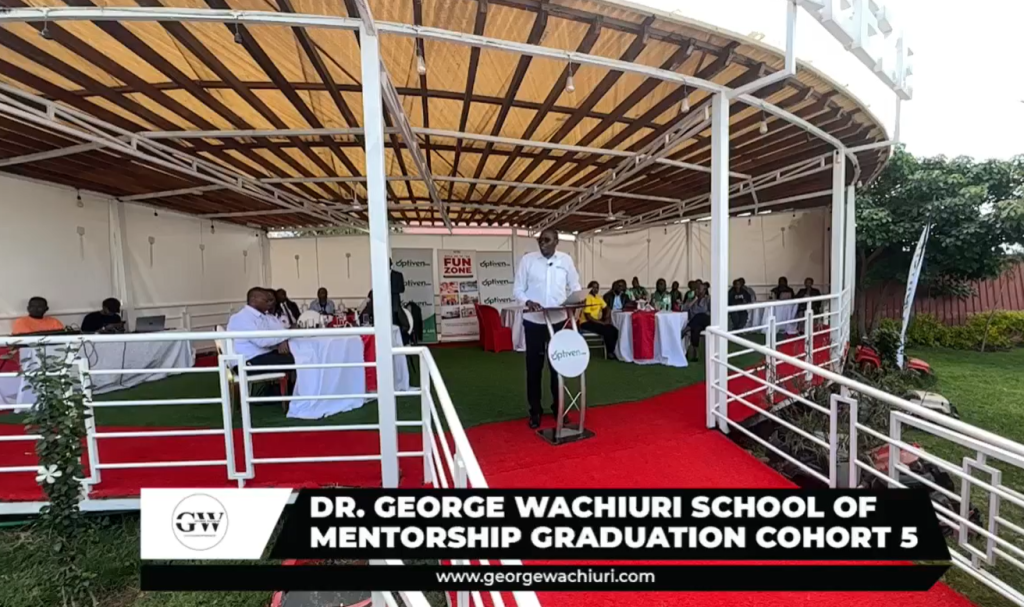 Optiven CEO George Wachiuri Lauds Cohort 5 Graduates at School of Mentorship Ceremony