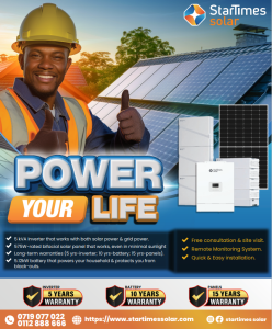 StarTimes Leads the Charge in Green Energy Adoption with Advanced Solar Technologies